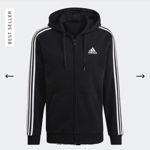 Brand new, adidas zip up sweater. XL
